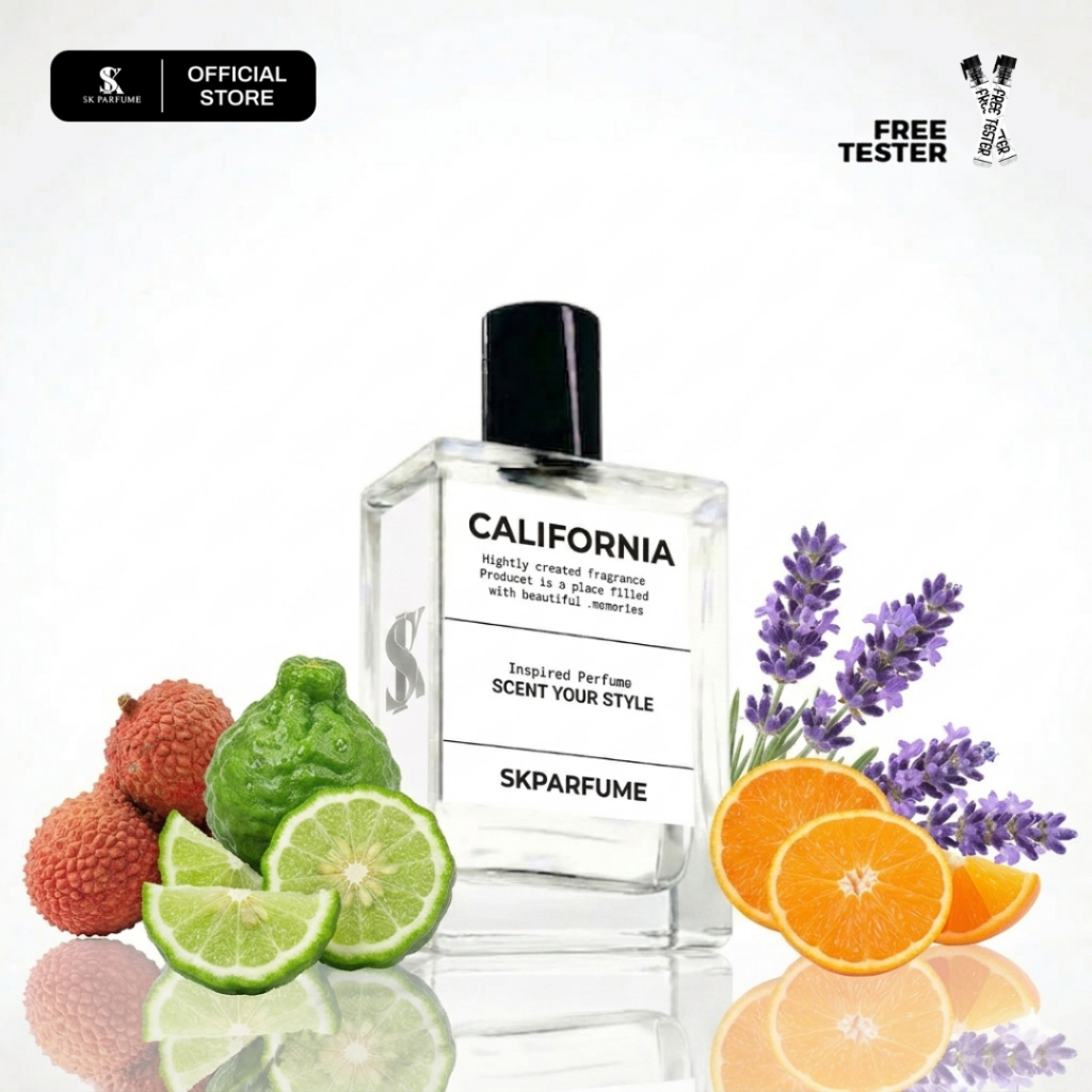 California Silver Scent - Parfume Pria Aroma Fresh dan Menyegarkan by SK Perfume