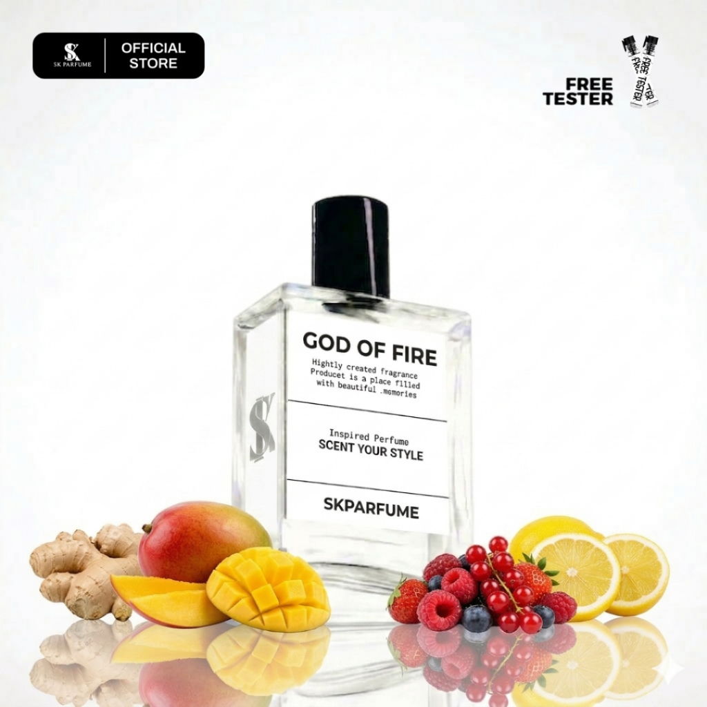 Good of Fire - Parfum Unisex Wangi Manis Fresh Mangga dan Lemon